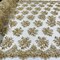 1 Yard Beaded 3D Floral Lace Fabric Embroidered 100 Percent Polyester Net Mesh 50 inch Width